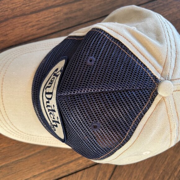 2000s era Von Dutch Trucker Hat (Blue/Tan) - Picture 5 of 5